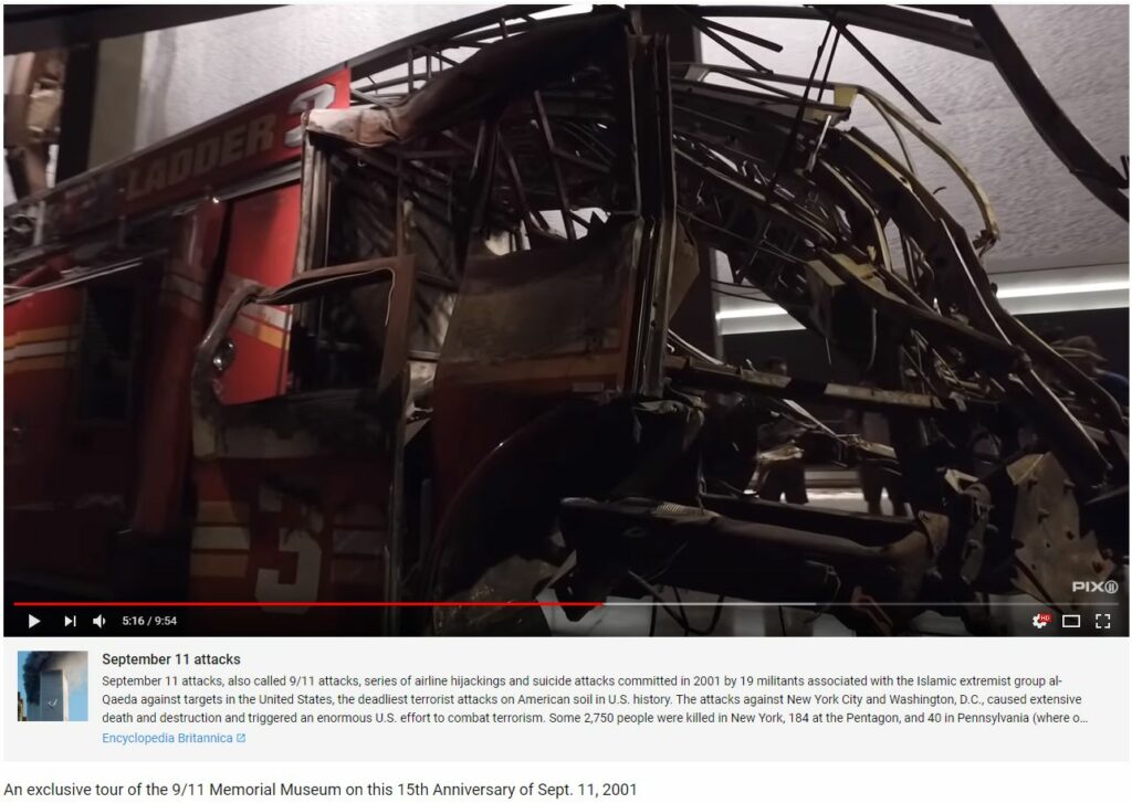 Ladder 3 impossible damage removed from 911 museum exhibit 2