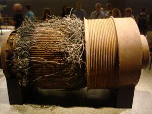 911 elev motor burned windings