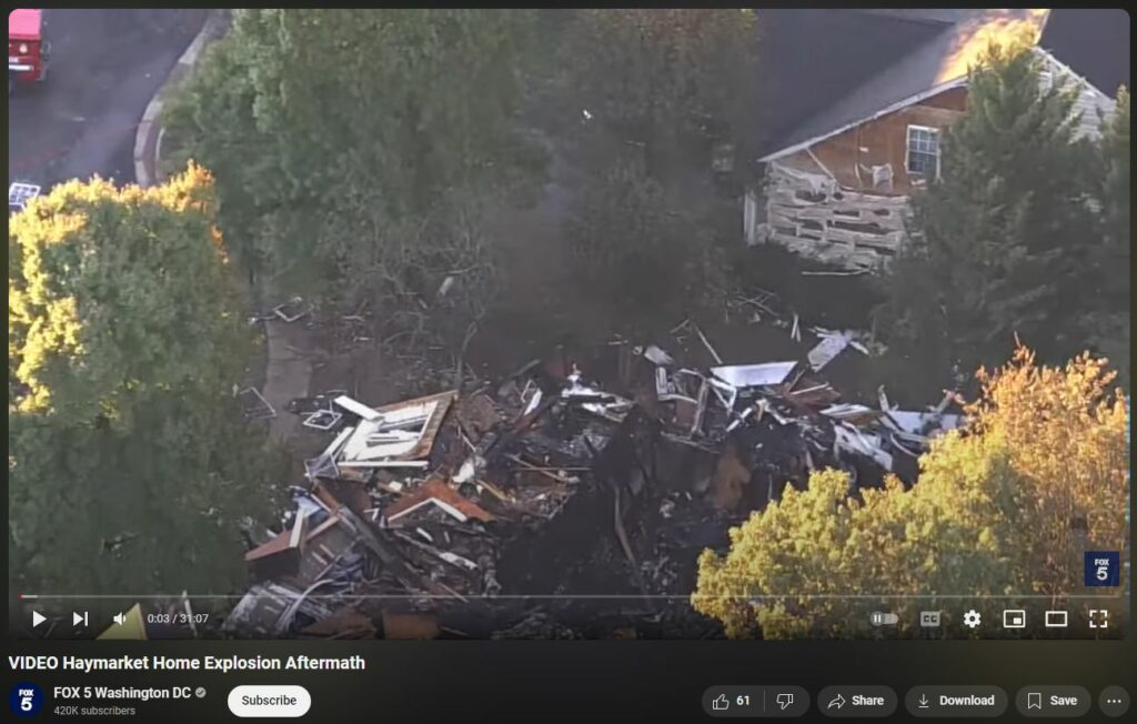 Demonizing Natural Gas Man-made House Explosions Caused by DEW per Agenda to Villify Natural Gas