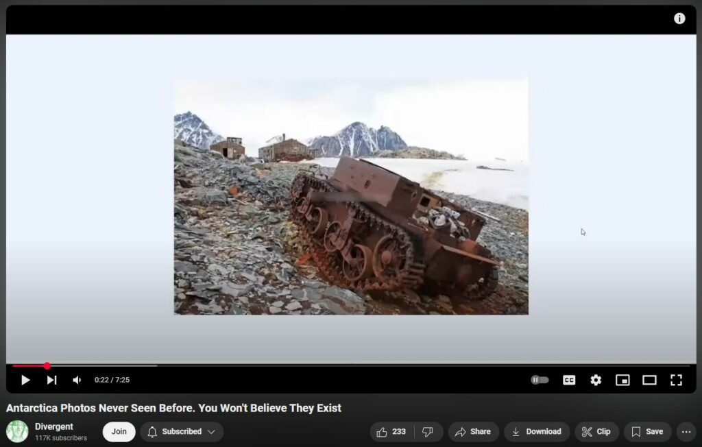 Evidence of DEW in Antarctica