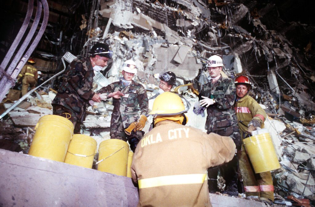 Role of Tinker AFB in DEW Attack on Murrah Building in OKC 1994