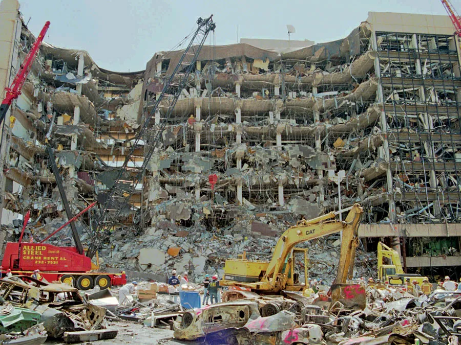 Remains oklahoma city alfred p murrah federal april 19 1995
