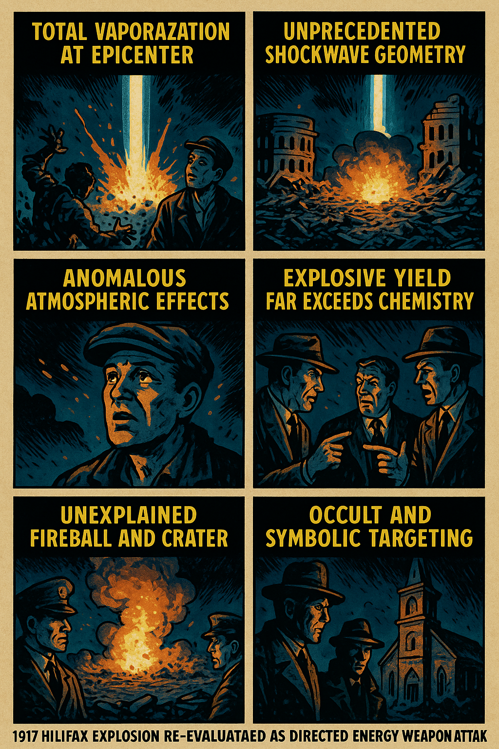 1917 Halifax Explosion re-evaluated as DEW Attack