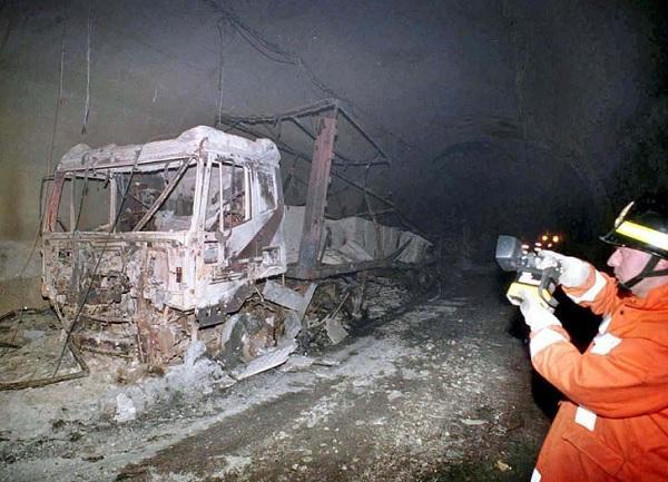 Mont blanc tunnel fire of 1999