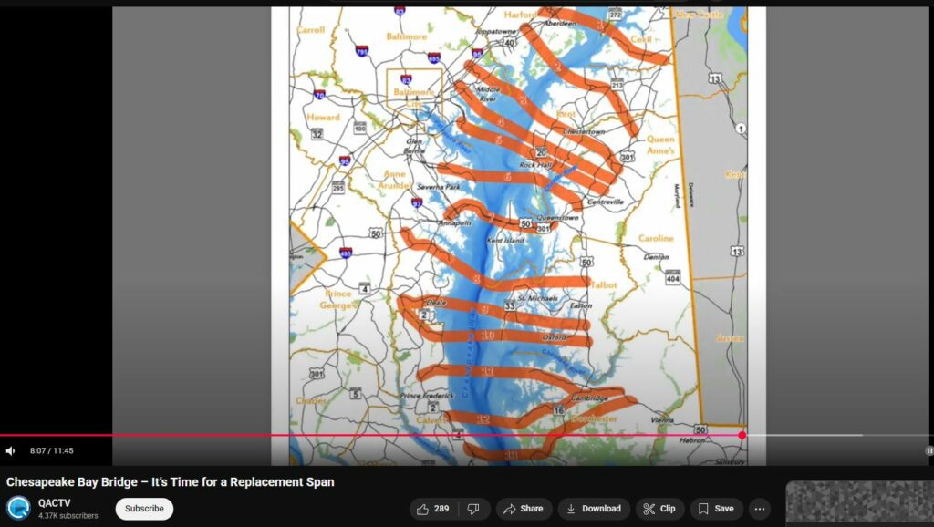 Baltimore Key Bridge #121 - Planned Take-down of Chesapeake Bay Bridge