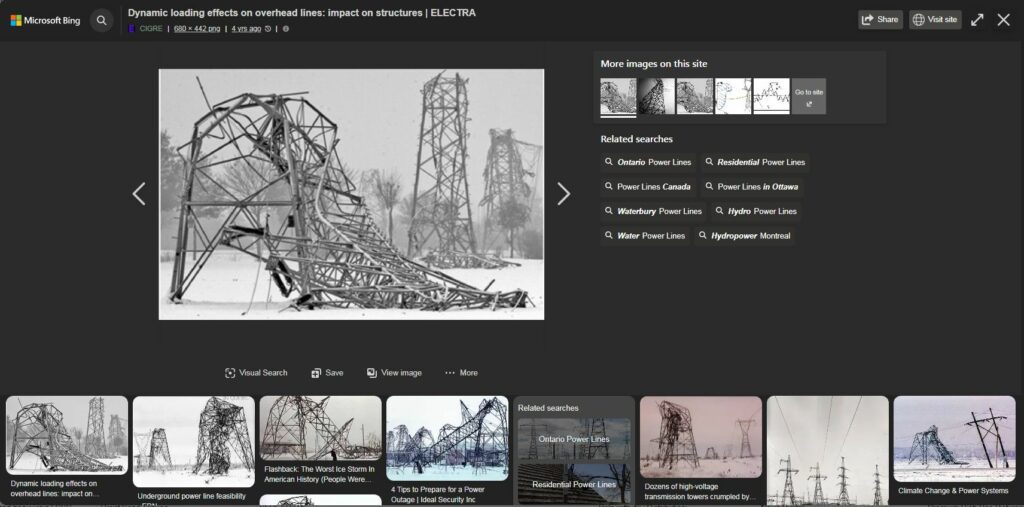 Infrastructure Takedown Test under cover of 5 Jan 1998 Ice Storm Montreal Quebec Canada