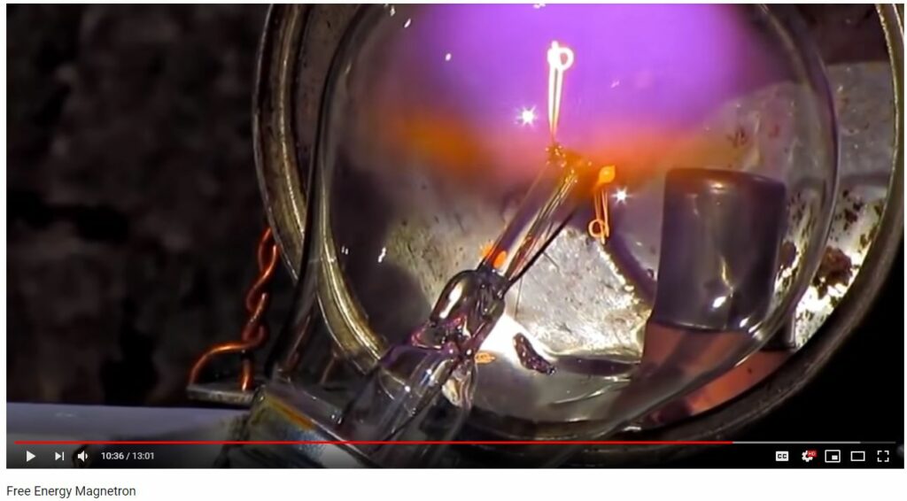 Microwaves superheat metal