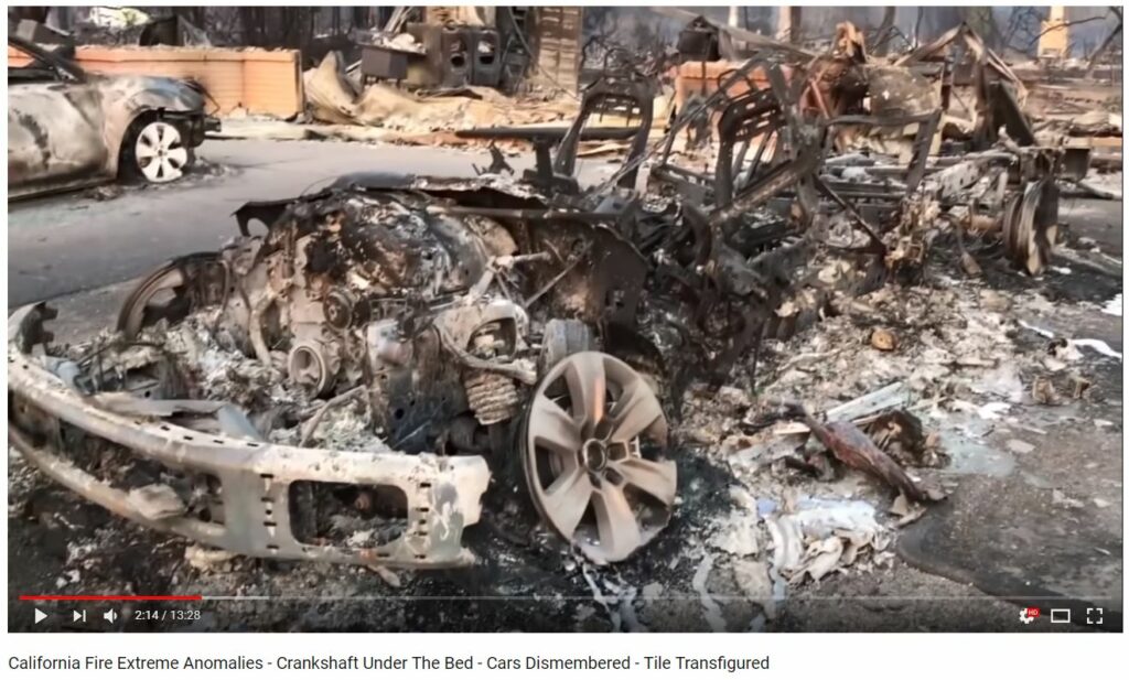 New dew wildfires incinerate vehicles not houses