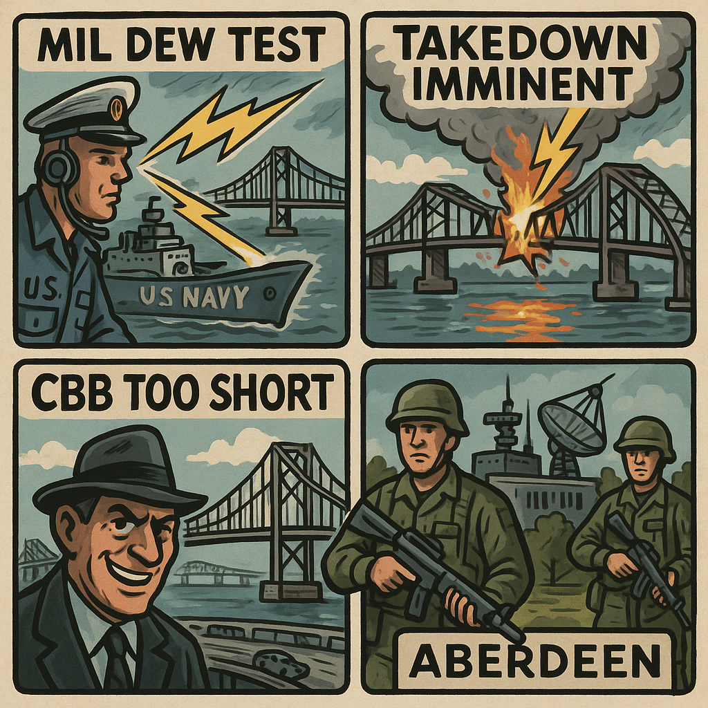 Baltimore Key Bridge #125 - Expected Takedown of Chesapeake Bay Bridge