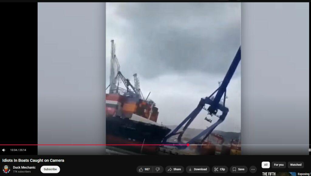 Baltimore Key Bridge 130 - What Real Non-DEW Cargo Ship VS Steel Girder Damage Looks Like
