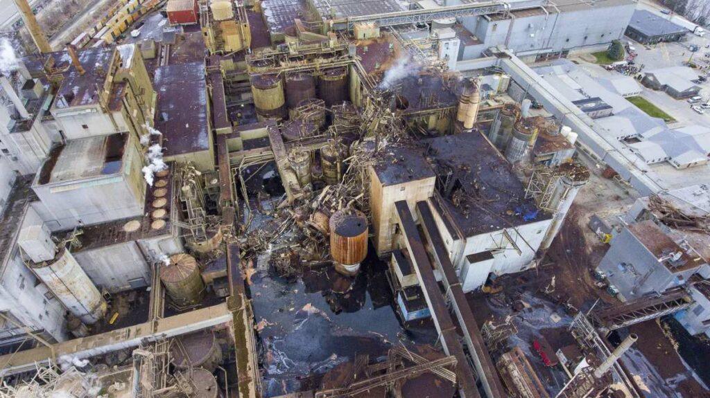 Paper mill explosion 6 1