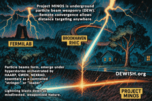 Minos fermilab brookhaven lightning dew
