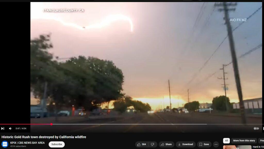 Dry Lightning Sparked by DEW a New Weather Warfare Wildphyre Weapon
