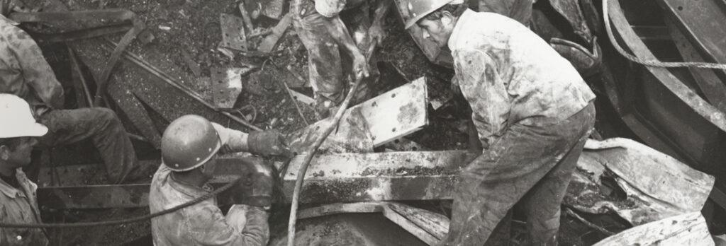 Rescuers search the rubble 15 oct 1970 24 p3 inquest deposition files, unit 120