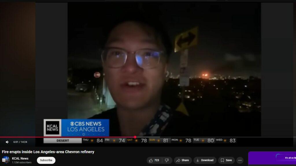 Evidence of DEW Attack at Chevron Refinery Los Angeles El Segundo CA Oct 2025