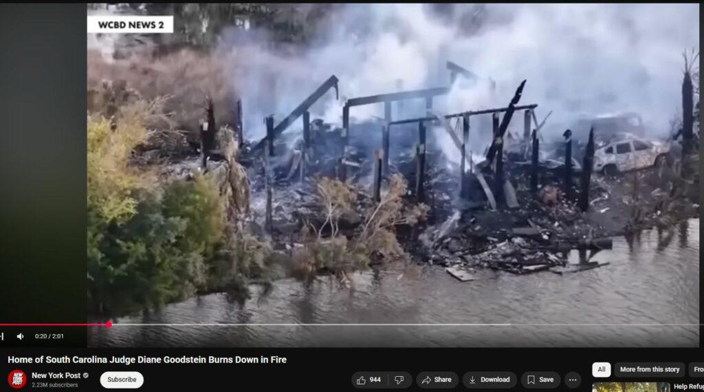 Burning Down Her House - DEW Attack on South Carolina Judge Diane Goodstein