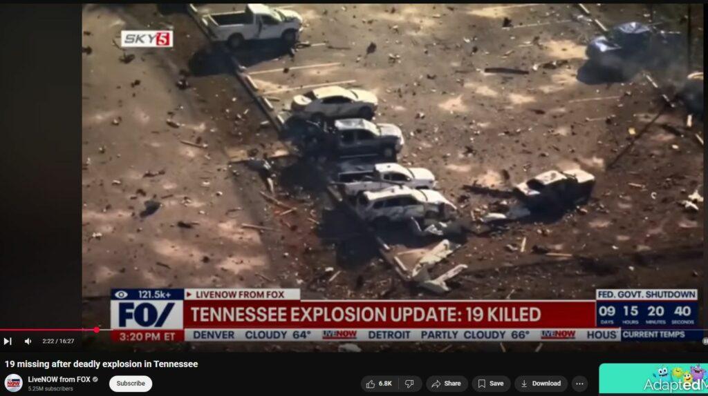 10 Oct 2025 TN Explosion DEW Hallmarks Galore