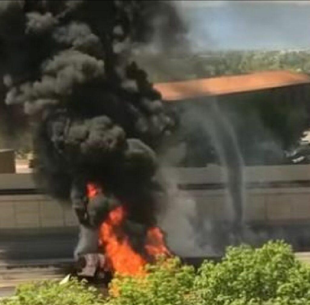 Phyre-nado appears on truck phyre - "Ground was on-Phyre ... then Truck Caught on-Phyre" DEW Attack in Denver
