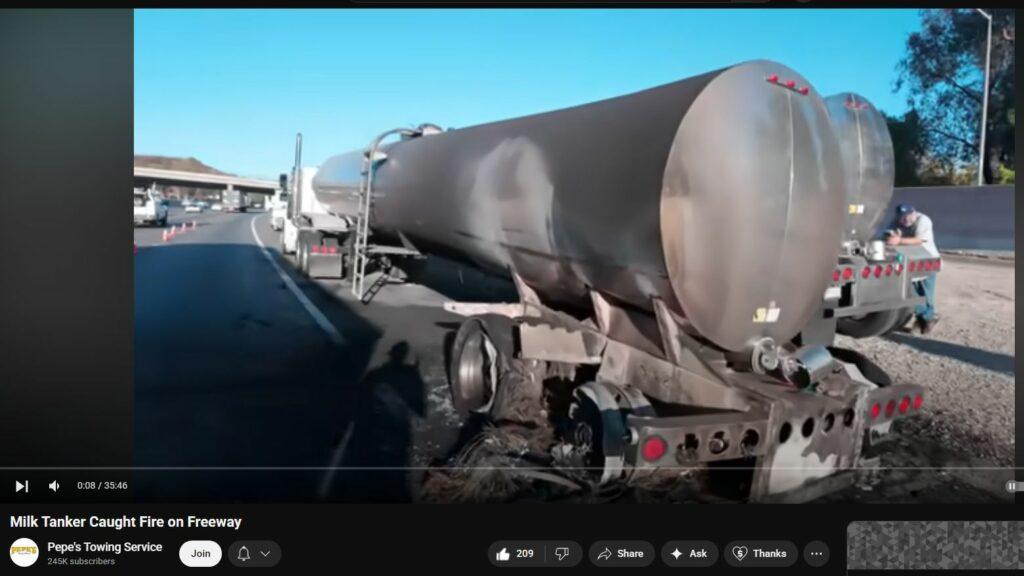 HOT MILK - DEW Attack on Milk Tanker Truck