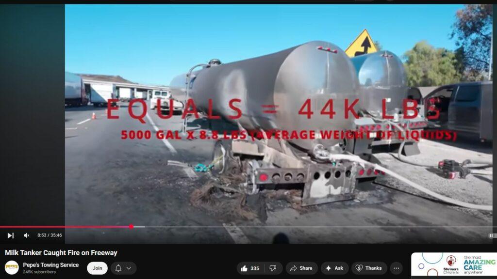 HOT MILK - DEW Attack on Milk Tanker Truck