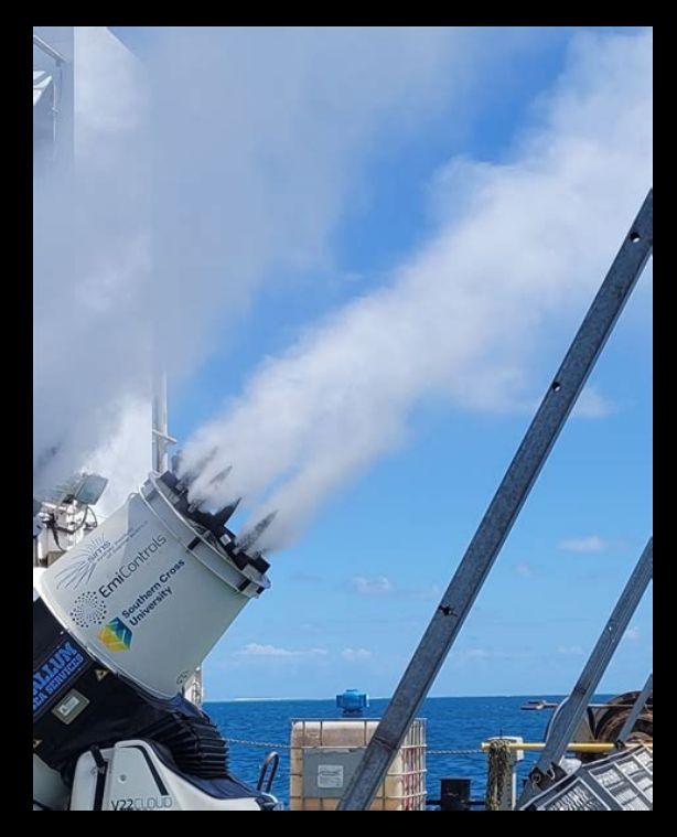 Bunker tanker aerosolizer