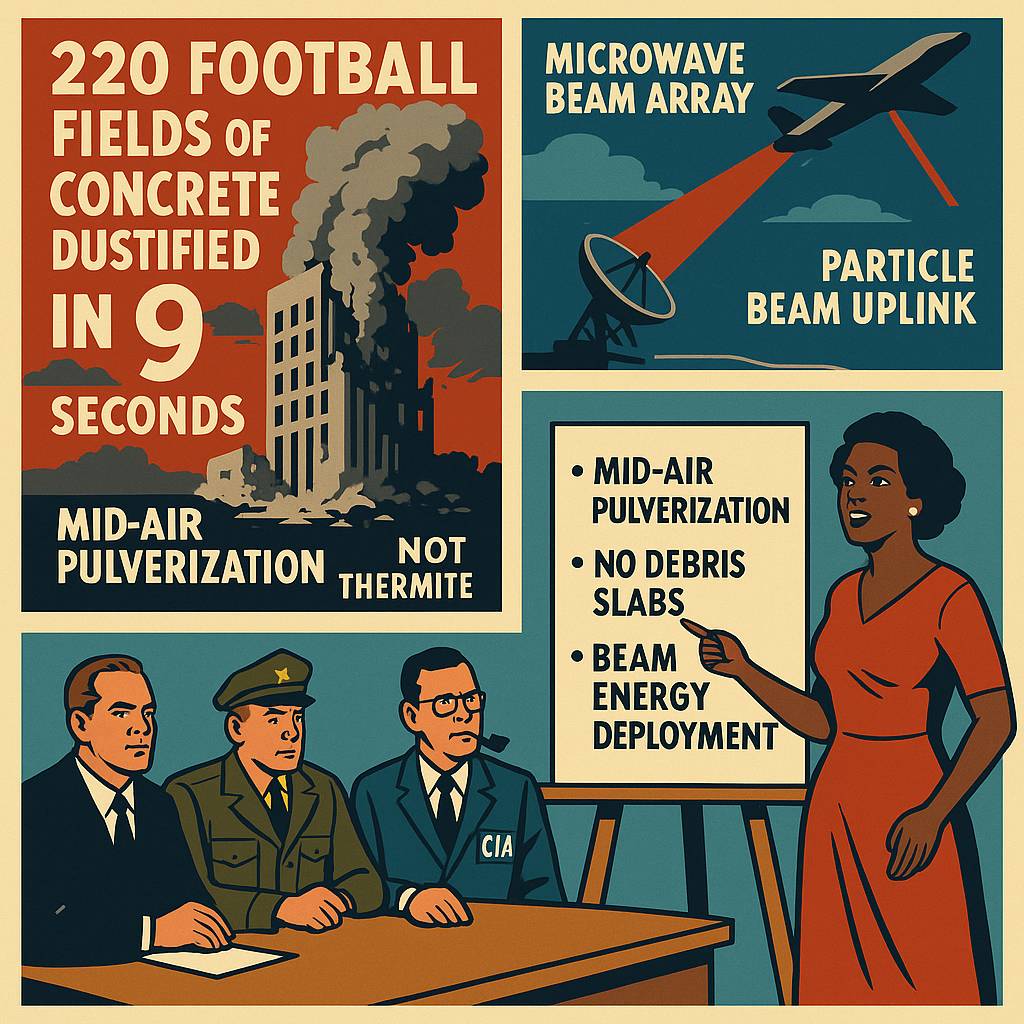 Thermite Thermate Nano or Not In Any Amount Does Not Dustify Hundreds of Acres of Concrete