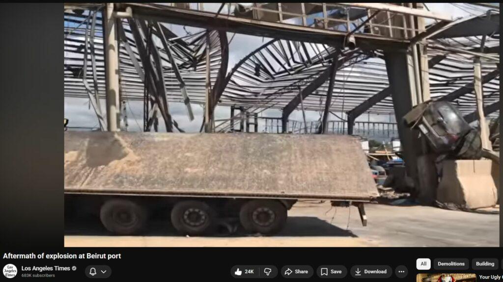 Beirut Blast Anomalous Aftermath Evidence Screams DEW Blast