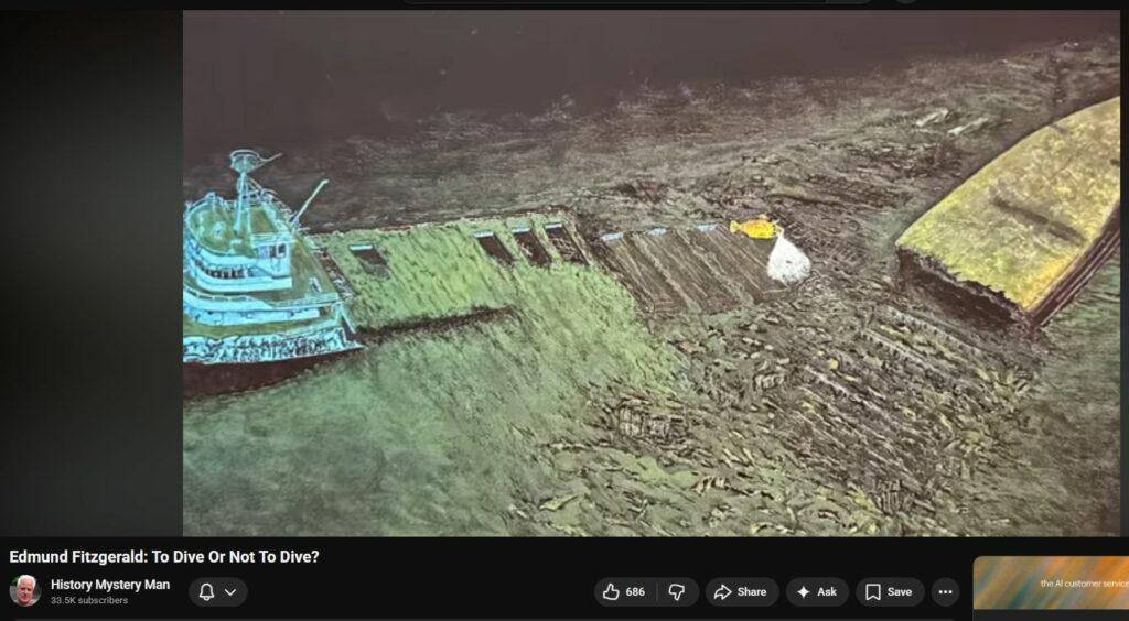 Evidence of DEW Attack in Edmund Fitzgerald Wreckage