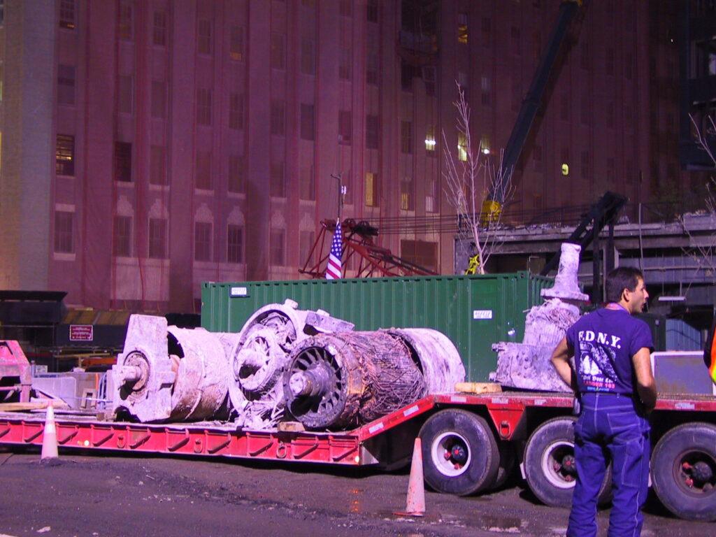 The Impossibly Splayed and Vanished Most Massive Elevator Motor Windings of 911