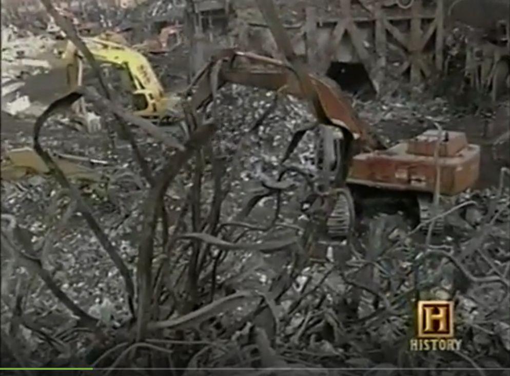 Impossibly splayed steel