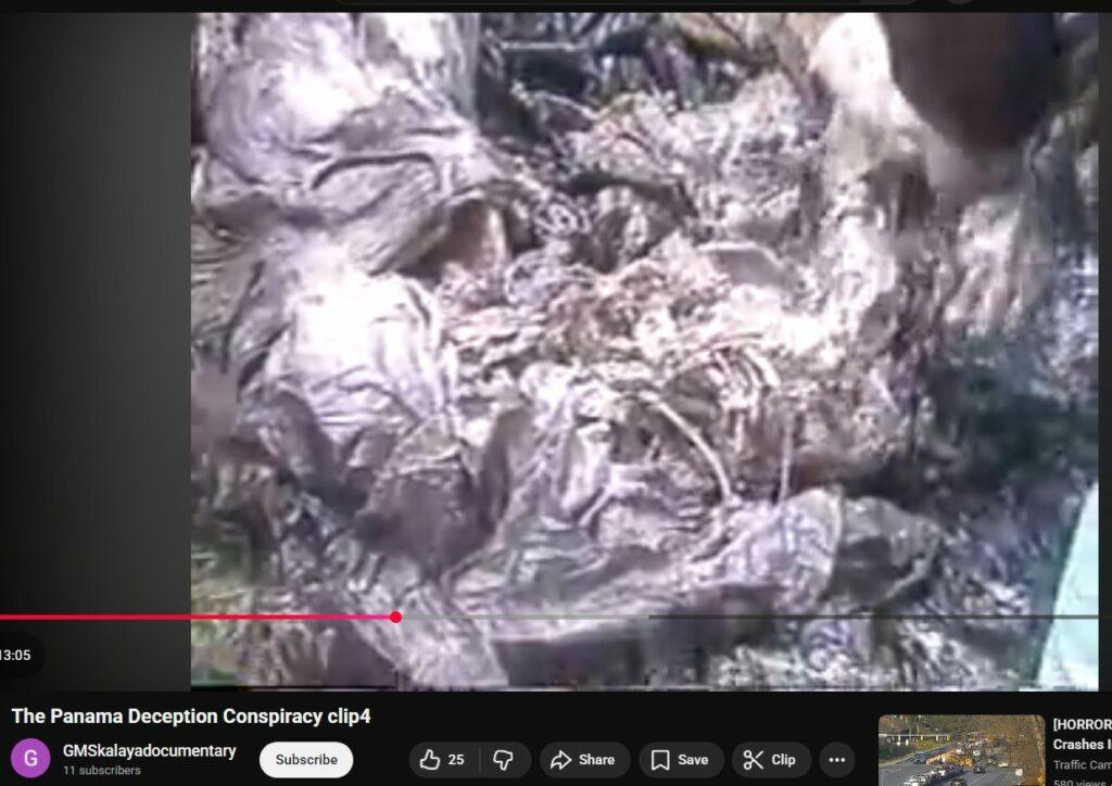 Bodies Melted down into Bubble Gum -- Evidence of DEW in Panama Invasion 1989