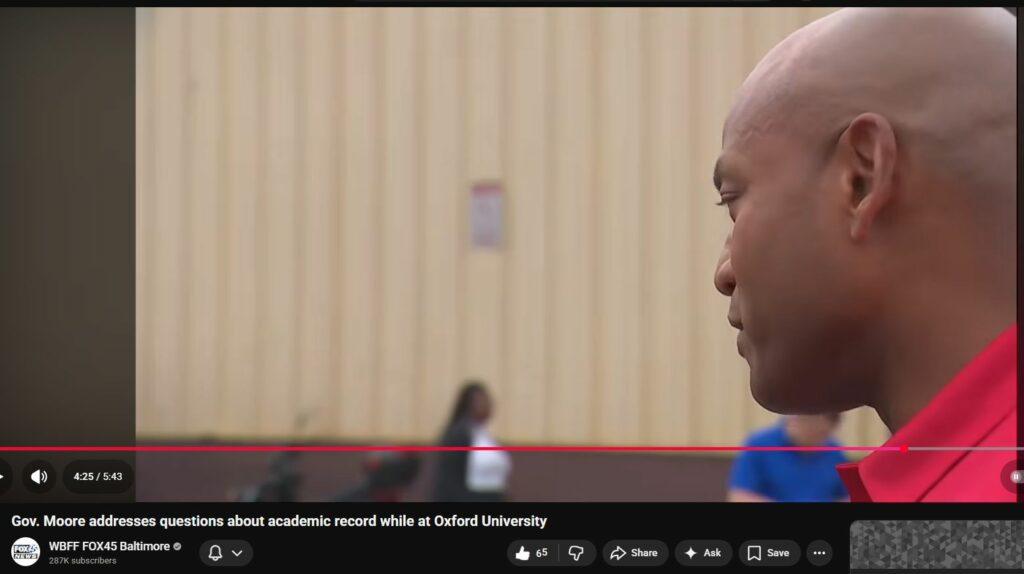 Baltimore Key Bridge #150 - Md Gov Wes Moore Dodgy Records Scandal