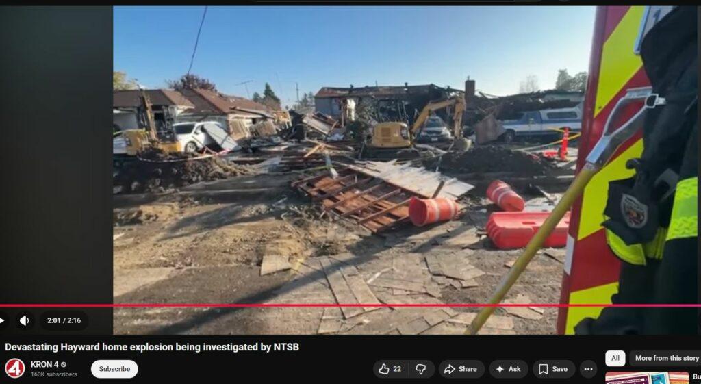 Ceiling Imploded by House Explosion 2 Doors Down - DEW Evidence