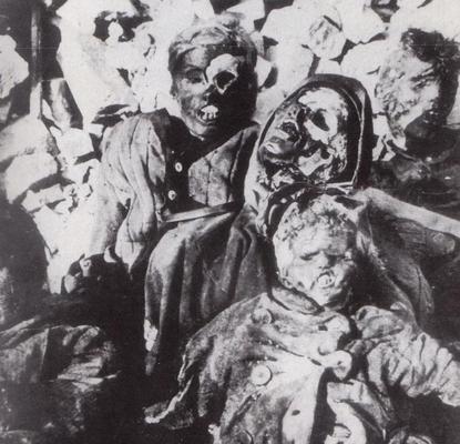 DEW Dresden Firebombed Family