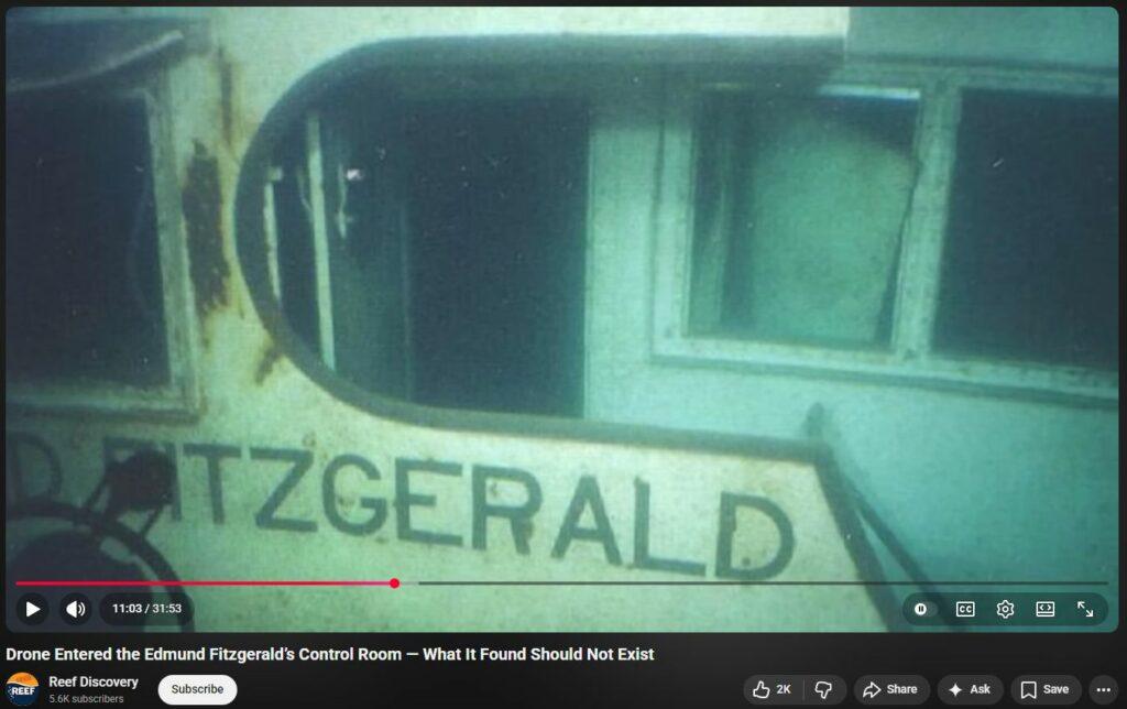 More on Edmund Fitzgerald, including much clearer, more damning imagery strongly hallmarking DEW Attack
