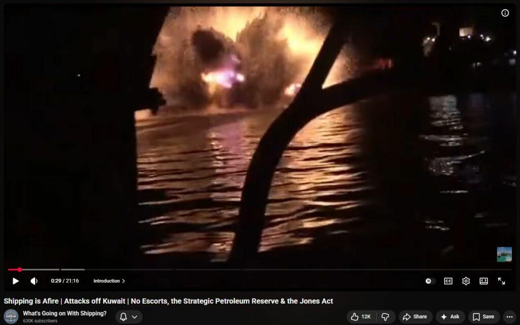 DEW Attacks Tankers - Kuwait Strait Hormuz Persian Gulf