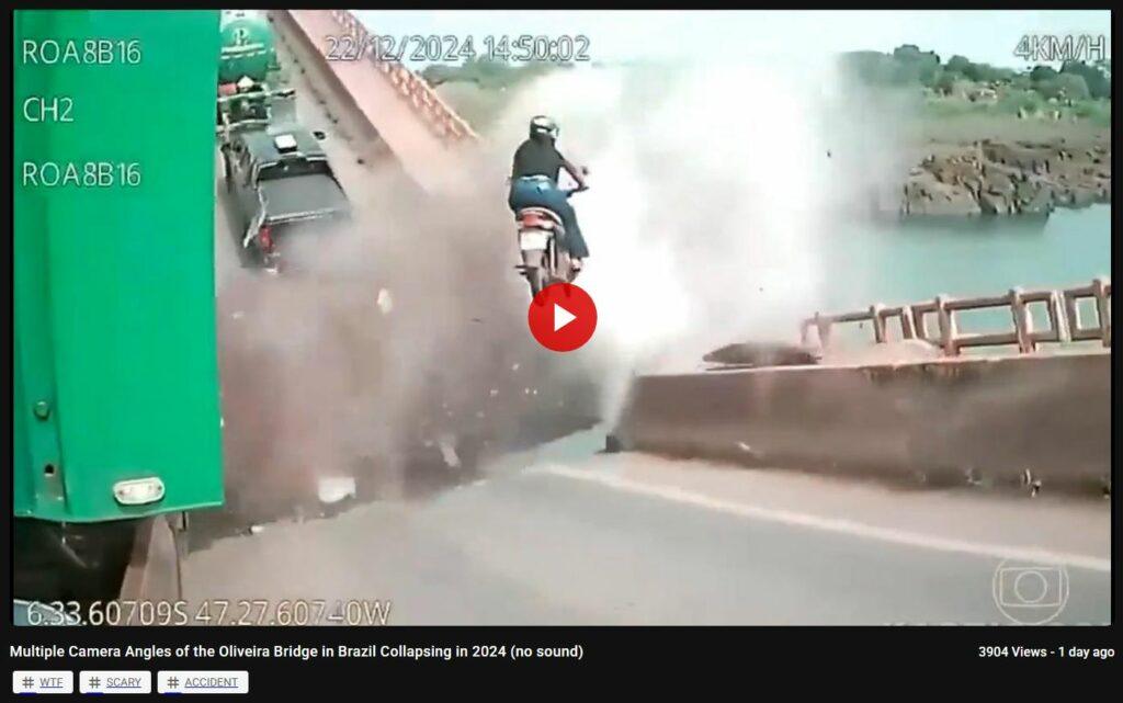 Bridge Falls Faster Than Gravity - Levitation, Electro-Gravitic Repulsion by DEW?