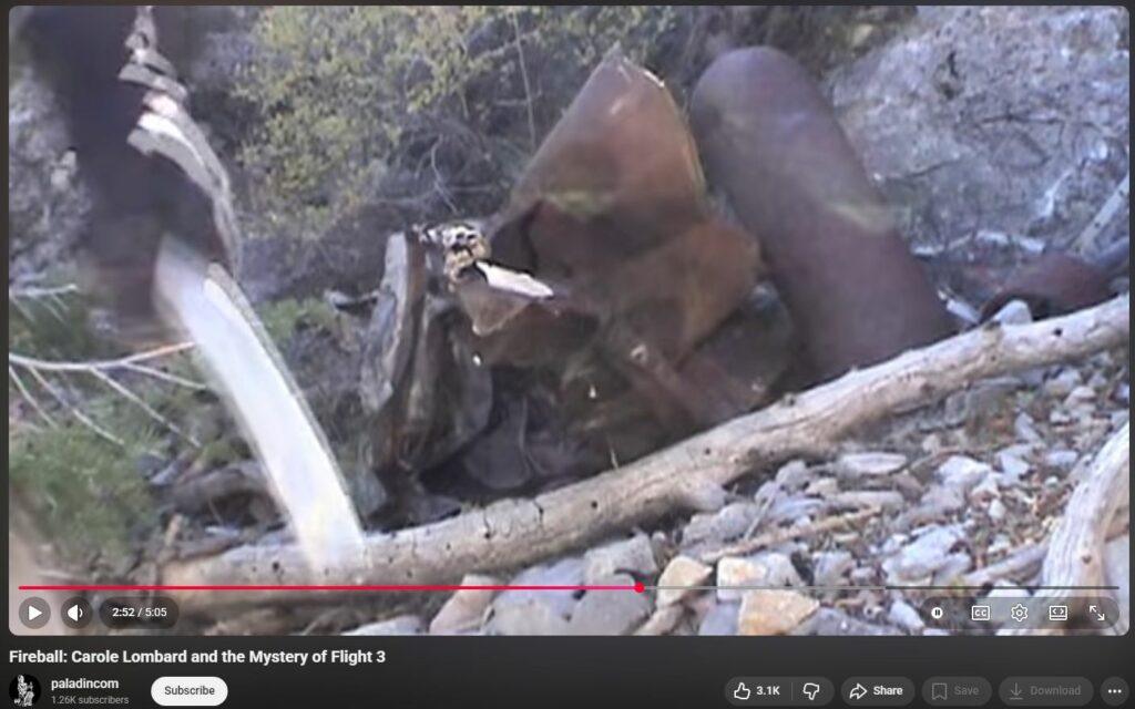 Carole Lombard wife of Clark Gable downed by DEW in TWA Flight 3