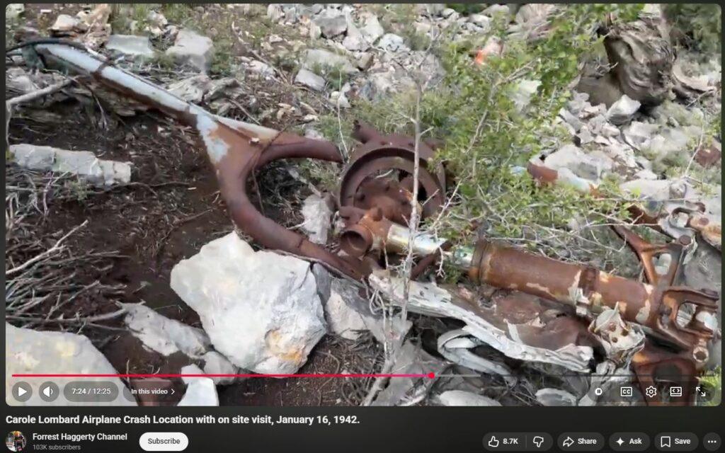 Carole Lombard wife of Clark Gable downed by DEW in TWA Flight 3