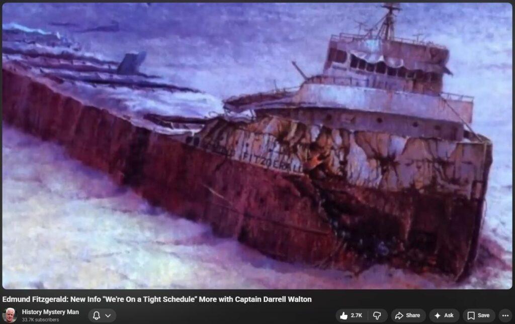 Anomalies Matter Most - All Evidence: Edmund Fitzgerald Sunk by DEW