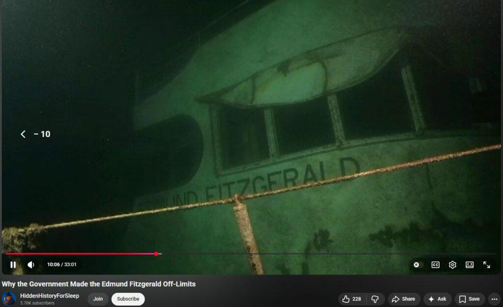 Every thick Glass Window in Edmund Fitzgerald Vaporized, Gone as if Never Present - Only DEW explains How