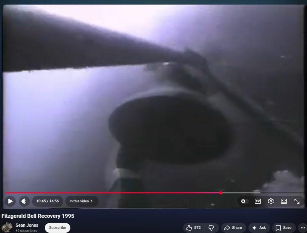 DEW Evidenced by Impossibly Rusted Bronze Bell on Edmund Fitzgerald
