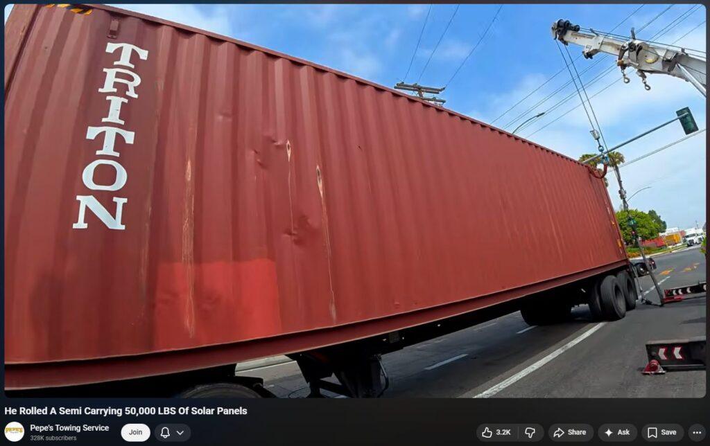 Another Apparent DEW Tractor-Trailer Pushover 2026-06