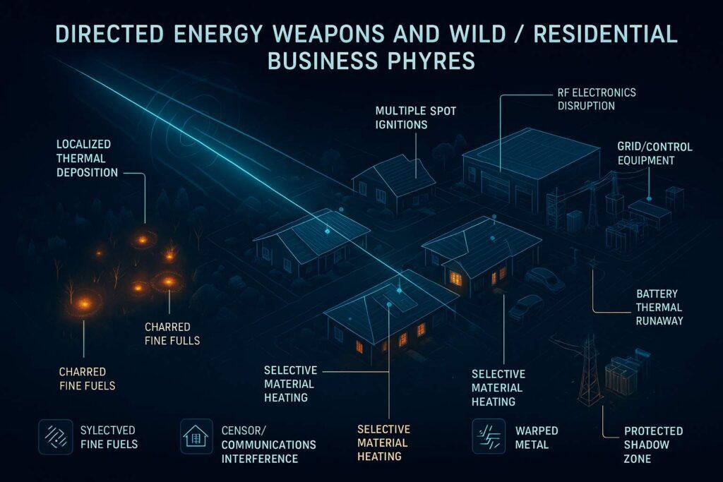 How DEWs are involved in Wild, Residential and Business Phyres