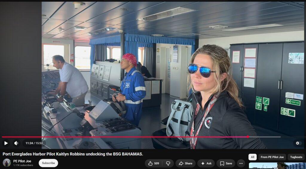 Baltimore Key Bridge #164 - Florida Female Harbor Pilot